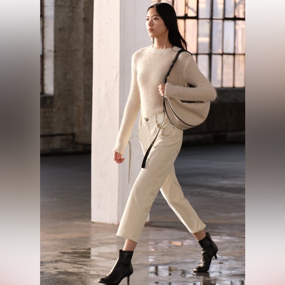 ZARA LOW RISE STRAIGHT LEG VELVET JEANS ZW COLLECTION $109 retail Size 6 NWT - Picture 12 of 15